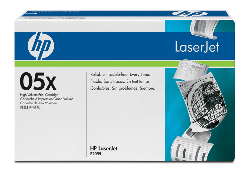 HP Toner LaserJet Original 05X Preto de elevado rendimento