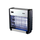 MATA INSETOS ELÉTRICO PROFISSIONAL 2X6W 30M² 26X25,5X9CM COR CROM