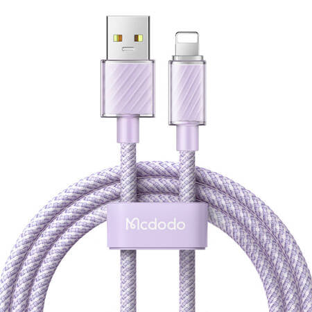 CABO USB-A - LIGHTNING MCDODO CA-3645. 2M ROXO