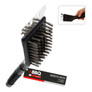 ESCOVA PARA CHURRASCO COM RASPADOR, 21 CM