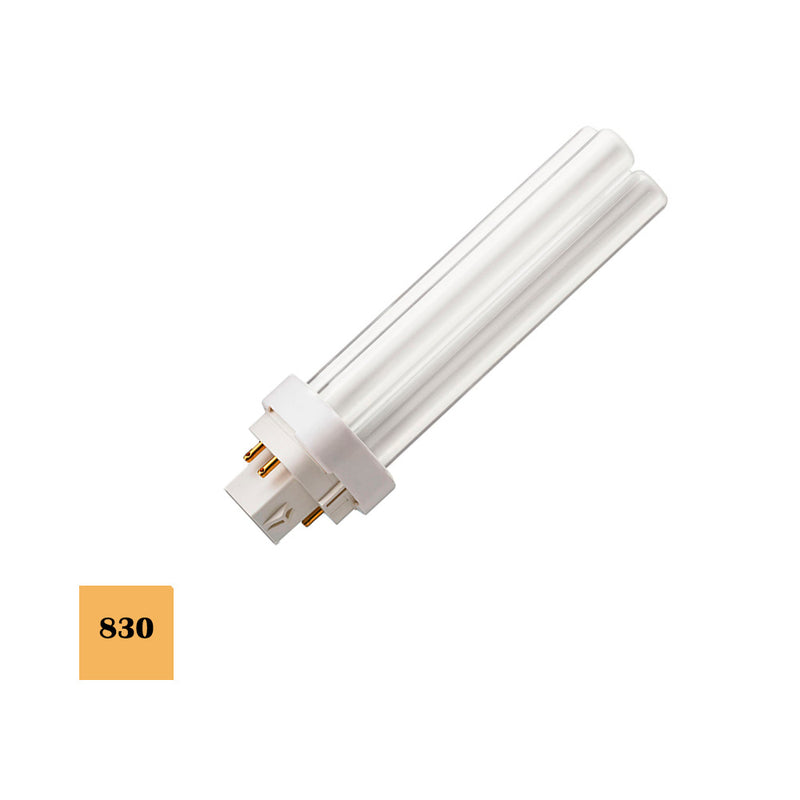 LÂMPADA DE BAIXO CONSUMO LYNX D-26W G24 3000K PLD-4PIN LUZ QUENTE