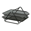 BANDEJA SUPERIOR DA MESA METÁLICA Q-CONNECT GRID GXA100 PRETA 2 B