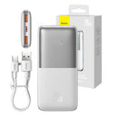 POWERBANK BASEUS BIPOW PRO 10000MAH, 2XUSB, USB-C, 20W (BRANCO)