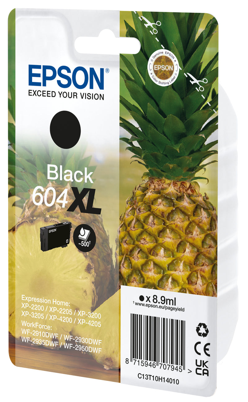 SINGLEPACK BLACK 604XL INK