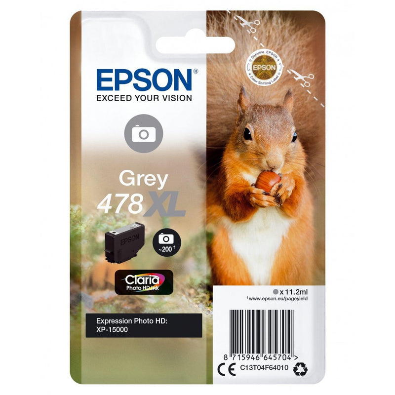 Epson Squirrel 478XL tinteiro 1 unidade(s) Original Rendimento al