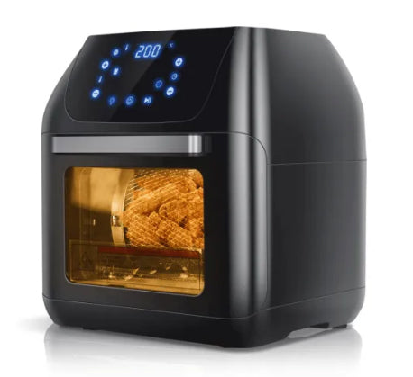 FORNO + FRITADEIRA ELÉTRICA AIRFRYER MULTIFUNÇÕES AIGOSTAR 12L 15