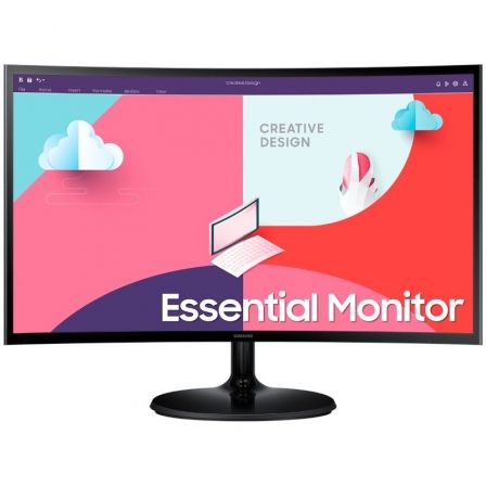 MONITOR CURVO SAMSUNG ESSENTIAL MONITOR S3 S24C364EAU 24" FULL HD