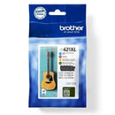 PACK DE 4 TINTEIROS BROTHER LC421XL