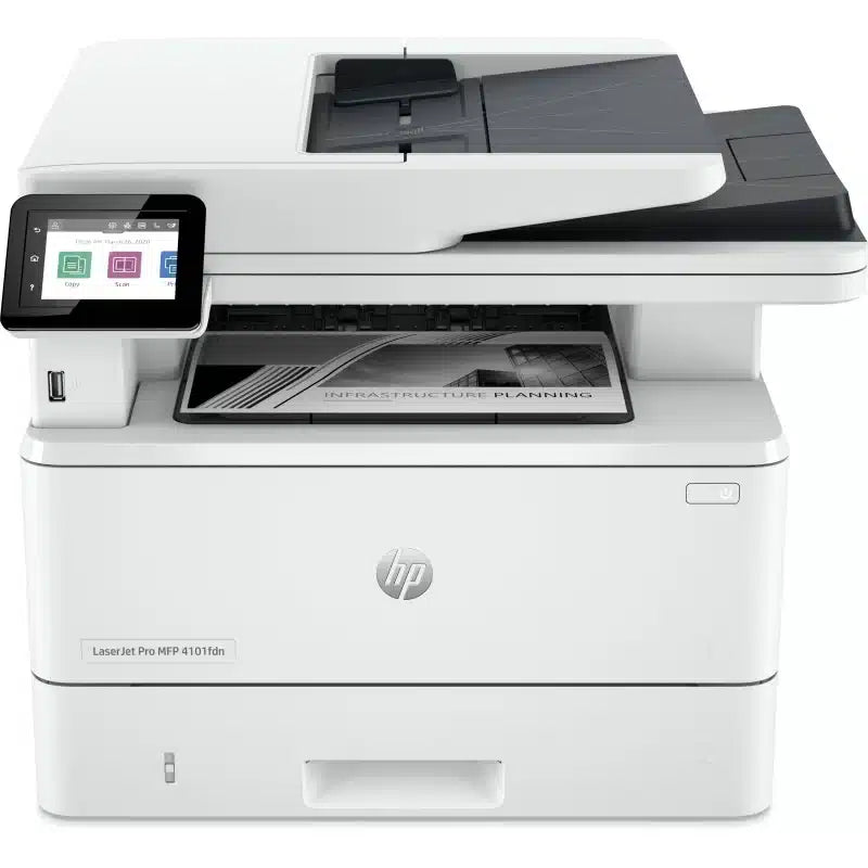 HP LaserJet Pro Multifunções HP 4102fdwe, Preto e branco, Impress