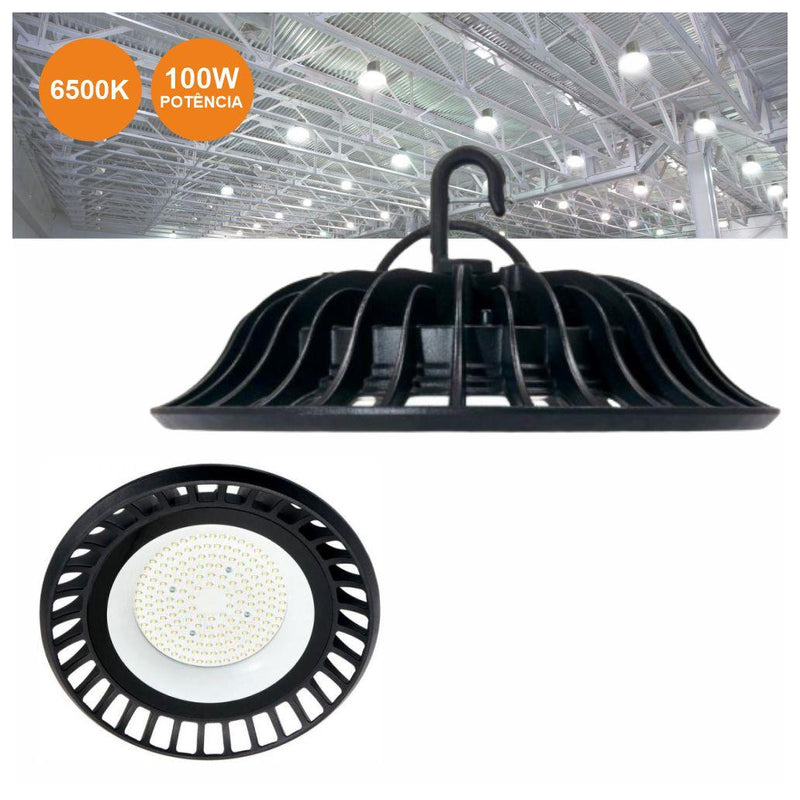 CAMPÂNULA LED INDUSTRIAL 100W 6500K 9000LM