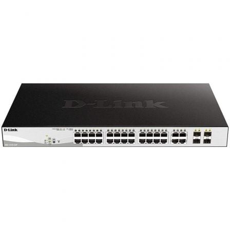 SWITCH D-LINK 24-PORT GIGABIT POE+ SMART SWITCH + 4 COMBO 1000BAS