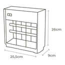 MATA INSETOS ELÉTRICO PROFISSIONAL 2X6W 30M² 26X25,5X9CM COR CROM