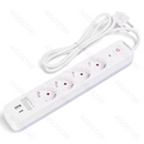 RÉGUA DE DISTRIBUIÇÃO DE ENERGIA ALEMÃ DE 4 VIAS SÉRIE L 1.5M 3G1