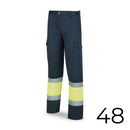 CALÇAS POLIÉSTER/ALGODAO BICOLOR ALTA VISIBILIDADE AZUL/AMARELO T