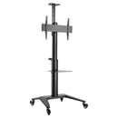 SUPORTE MÓVEL HORIZONTAL  VERTICAL - PRETO - 37"-70"