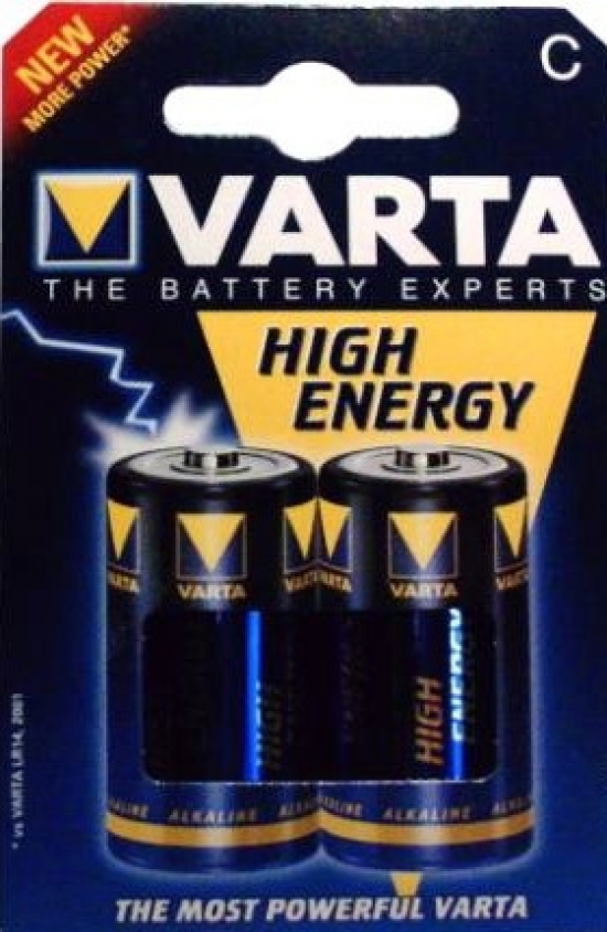 Varta 2x 1.5V C Bateria descartável Alcalino