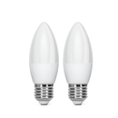 LED E27 4W. C37 2PCS