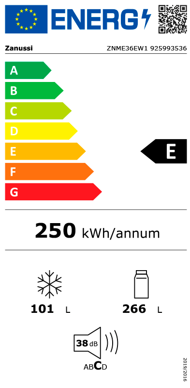 COMBINADO ZANUSSI - ZNME36EW1