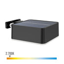 APLIQUE SOLAR QUADRADO, IP 44 1,5W, 200IM 2700K, LUZ QUENTE, MEDI