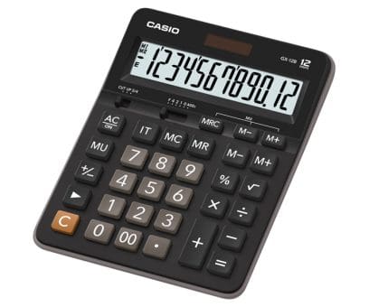 CALCULADORA CASIO GX-12B PRETA