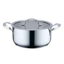 PAN HAEGER IND.18CM.INOX.-PA-18H.001A( 18 CM - 2 LITROS - INOX  )