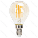 FILAMENTO LED COM REGULAÇÃO DE FLUXO LUMINOSO G45 E14 4W 2200K