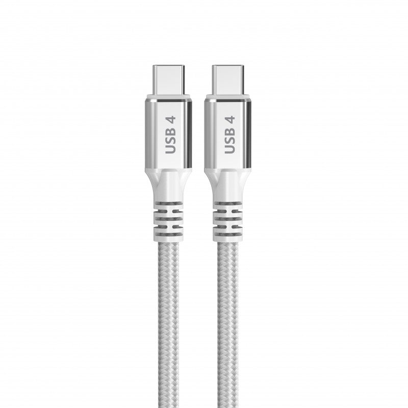 CABLE DCU USB C A USB C 1,5M 240W/40G BLANCO