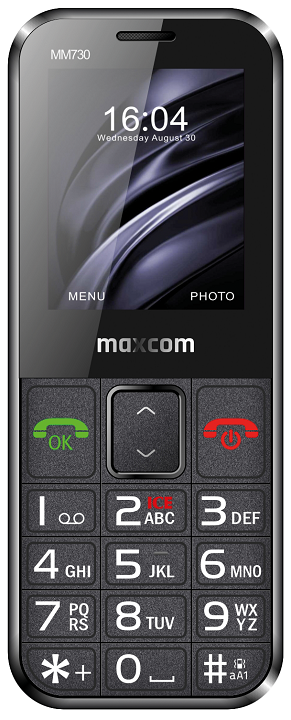 TELEMOVEL MAXCOM COMFORT MM730 2,2" SINGLE SIM 2G PRETO