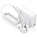 CARGADOR SOBREMESA GAN AISENS ASCH-140W4P055-W 3XUSB TIPO-C 1XUSB