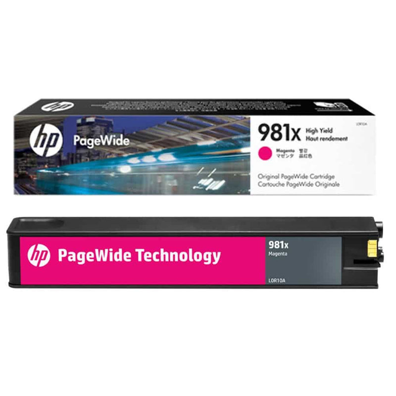 Tinteiro HP PageWide Original 981X Magenta de elevado rendimento