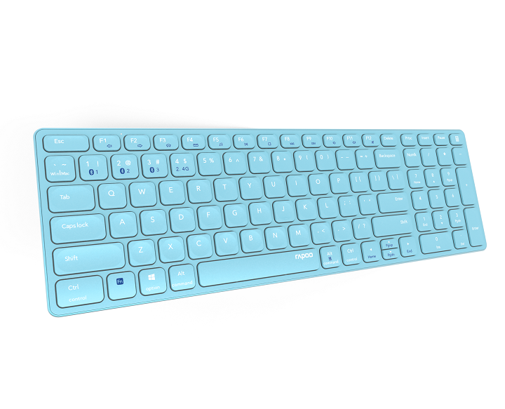 TECLADO RAPOO E9700M MULTI-MODE WIRELESS, AZUL 215871