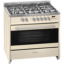 FOGÃO COM FORNO MEIRELS E911CR 5 BOCAS GÁS BUTANO