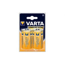 PILHA ALCALINA LONGLIFE D - LR20 (BLISTER DE CARTÃO 2 UNIDADES) Ø