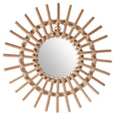 ESPELHO ´´SUN´´ RATAN Ø30CM