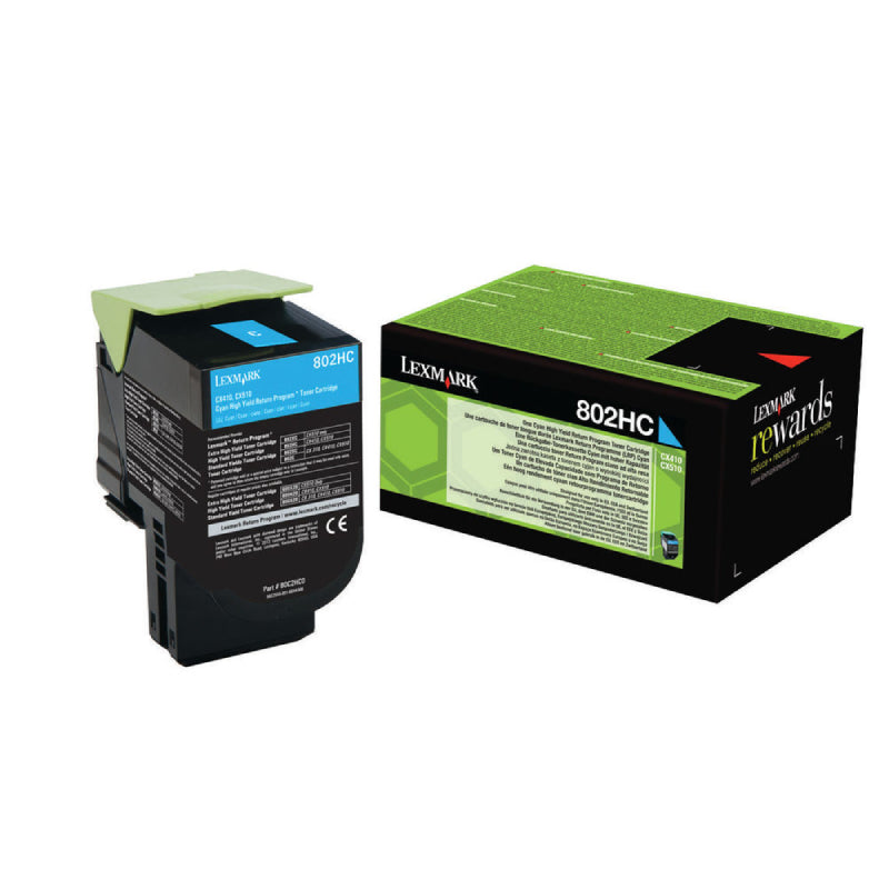 Lexmark 802HC toner 1 unidade(s) Original Ciano