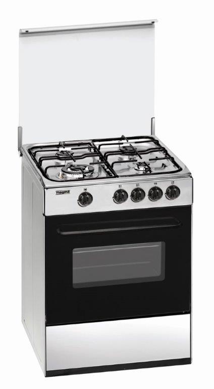 MAGMA FOGAO INOX 4 GAS QUEIMADOR WOK 60X60C