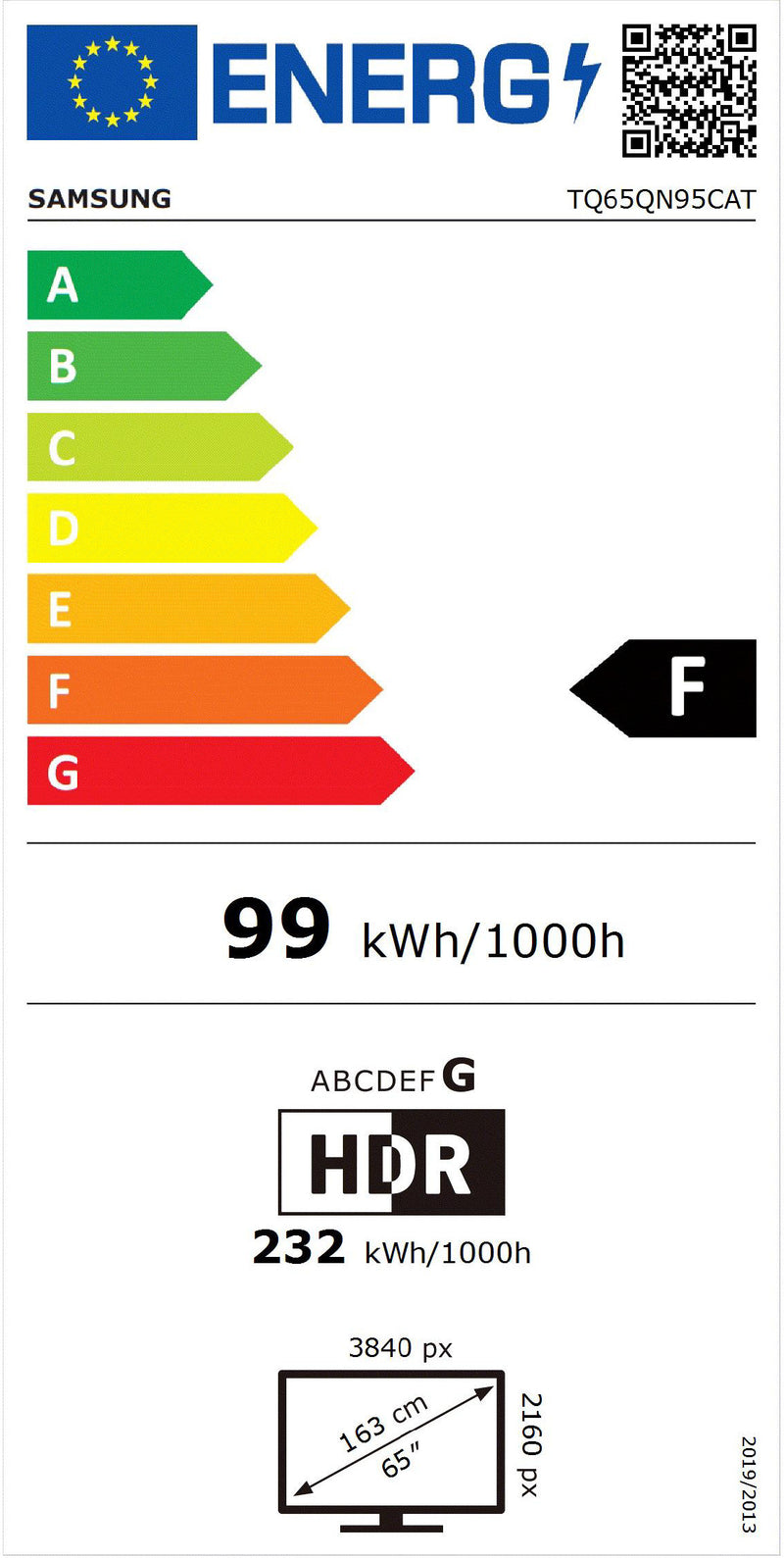 SAMSUNG - NEO QLED 4K SMART TV TQ65QN95CATXXC