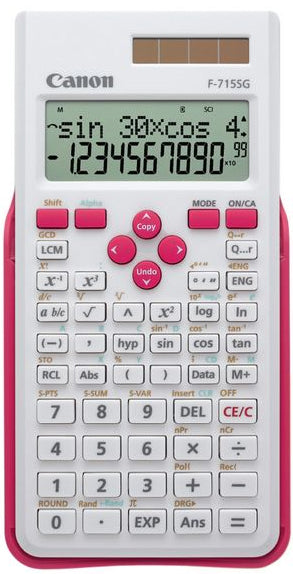 Canon F-715SG calculadora Pocket Calculadora científica Rosa, Bra