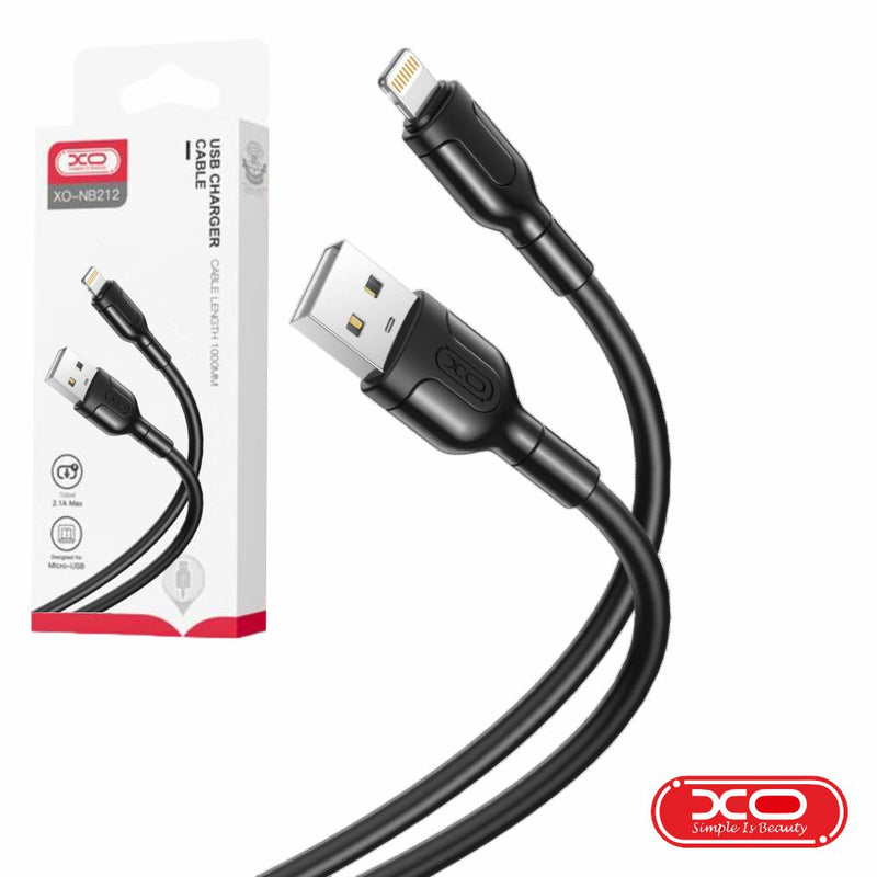 XO CABLE DE CONECTOR LIGHTNING - LONGITUD 1 METRO - CARGA Y TRANS