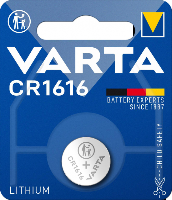 Varta 06616 Bateria descartável CR1616 Lítio