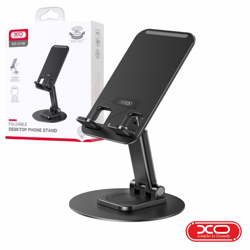 SUPORTE TELEMÓVEL UNIVERSAL C ROTAÇÃO 360º PRETO XO