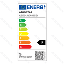 LÂMPADA LED REGULÁVEL G45 E14 4.9W 4000K