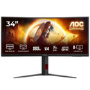 AOC MONITOR VA 34" 21:9 WQHD 1MS 180HZ HDMI DP HAS CU34G4