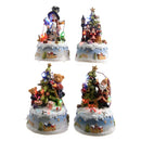 FIGURA REDONDA DIVERTIDA DE NATAL LED. LUMINEO