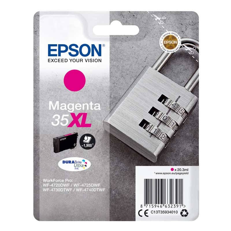 TINTEIRO EPSON MAGENTA SERIE 35XL  C13T35934010