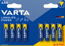 PILA VARTA LR03 AAA 6+2 LONG POWER 1 BLISTER
