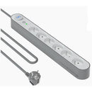 FORCE POWER - BLOCO 6 TOMADAS FPLIPF6P800JSC