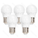 LED G45 E27 6W 6500K 5PCS