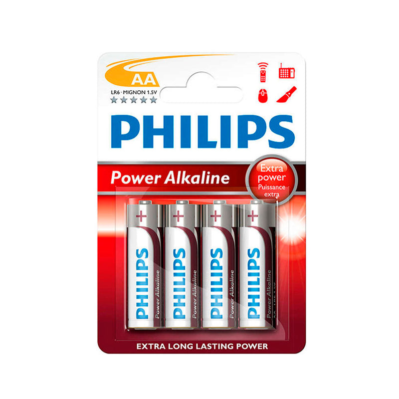 Philips Power Alkaline Pilha LR6P4B/10