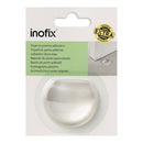 BATENTE ADESIVO SEMI-ESFERICO TRANSPARENTE (BLISTER) INOFIX